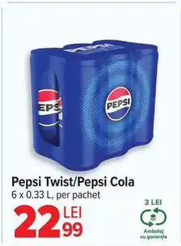 Carrefour Pepsi Twist/Pepsi Cola Ofertă