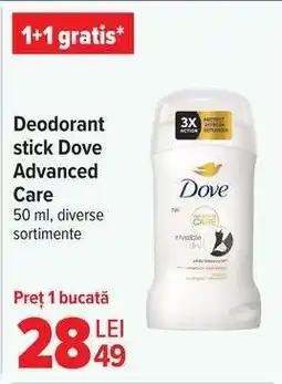 Carrefour Deodorant stick Dove Advanced Care Ofertă