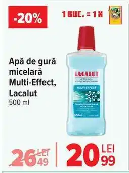 Carrefour Apă de gură micelară Multi-Effect Lacalut Ofertă