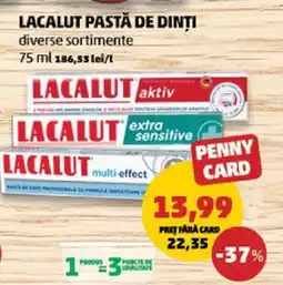 Penny LACALUT Pastă de dinţi Ofertă