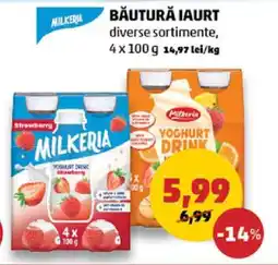 Penny Băutură Iaurt MilkEria Ofertă