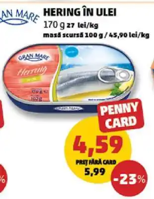 Penny HERING ÎN ULEI Ofertă
