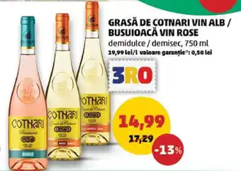 Penny Grasă de Cotnari Vin Alb / Busuioacă Vin Rose Ofertă
