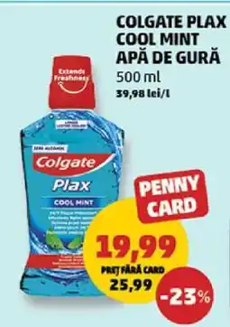Penny Colgate Plax Cool Mint Apă de Gură Ofertă