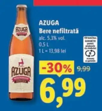Lidl AZUGA Bere nefiltrată Ofertă