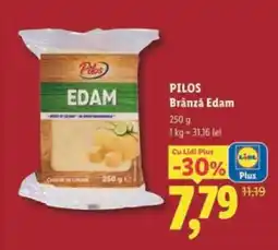 Lidl Pilos Brânză Edam Ofertă