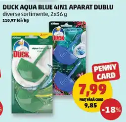Penny DUCK AQUA BLUE 4IN1 APARAT DUBLU Ofertă