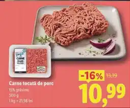 Lidl Carne tocată de porc Ofertă