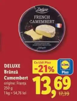 Lidl Deluxe Brânză Camembert Ofertă