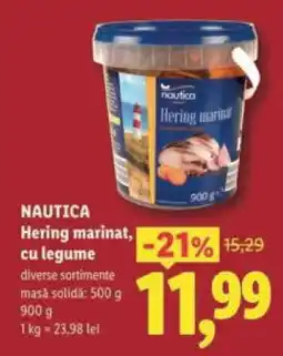 Lidl Nautica Hering marinat cu legume Ofertă