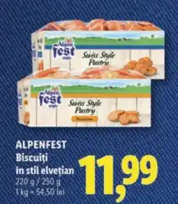 Lidl ALPENFEST Biscuiți în stil elvețian Ofertă