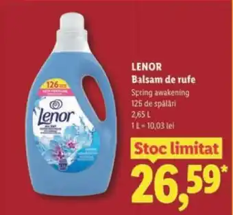 Lidl Lenor Balsam de rufe Ofertă