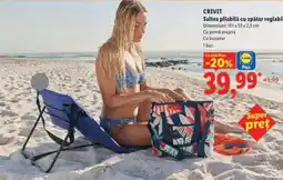 Lidl CRIVIT Saltea pliabilă cu spătar reglabil Ofertă