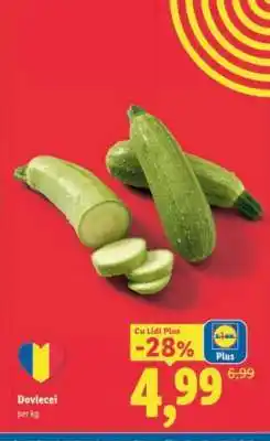 Lidl Dovlecei Ofertă