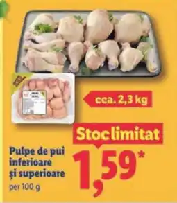 Lidl Pulpe de pui inferioare și superioare Ofertă
