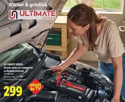 Lidl ULTIMATE SPEED Starter auto, cu compresor cu baterie externă Ofertă