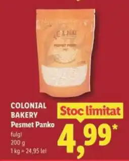 Lidl COLONIAL BAKERY Pesmet Panko Ofertă