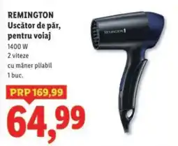 Lidl REMINGTON Uscător de păr, pentru voiaj Ofertă