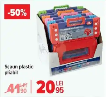 Carrefour Scaun plastic pliabil Ofertă