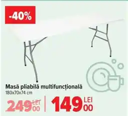 Carrefour Masă pliabilă multifuncțională Ofertă