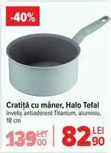 Carrefour Cratiță cu mâner, Halo Tefal Ofertă
