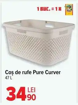 Carrefour Coș de rufe Pure Curver Ofertă