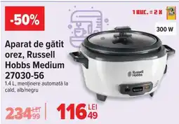 Carrefour Aparat de gătit orez Russell Hobbs Medium 27030-56 Ofertă