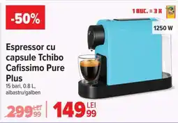 Carrefour Espressor cu capsule Tchibo Cafissimo PURE Plus Ofertă