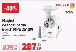 Carrefour Mașină de tocat carne Bosch MFW2510W Ofertă