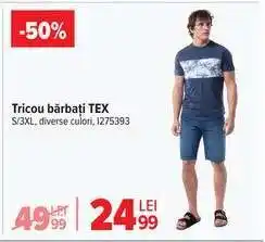 Carrefour Tricou bărbați, TEX Ofertă