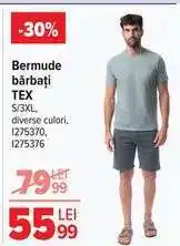 Carrefour Bermude bărbați, TEX Ofertă