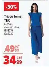 Carrefour Tricou femei TEX Ofertă