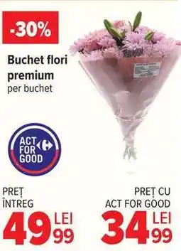 Carrefour Buchet flori premium Ofertă