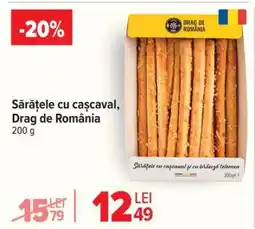 Carrefour Sărățele cu cașcaval Drag de România Ofertă