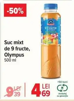 Carrefour Suc mixt de 9 fructe, Olympus Ofertă