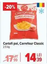 Carrefour Cartofi pai Carrefour Classic Ofertă