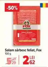 Carrefour Salam sărbesc feliat, Fox Ofertă