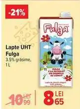 Carrefour Lapte UHT Fulga Ofertă