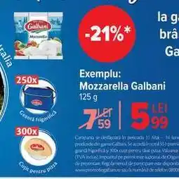 Carrefour Mozzarella Galbani Ofertă