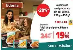 Carrefour Aripi de pui pane, Edenia Ofertă