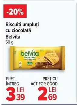 Carrefour Belvita Biscuiți umpluți cu ciocolată Ofertă