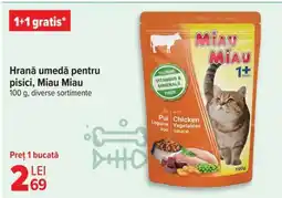 Carrefour Hrană umedă pentru pisici Miau Miau Ofertă