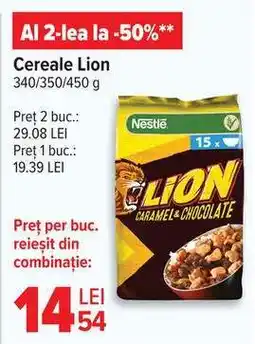 Carrefour Cereale Lion Ofertă