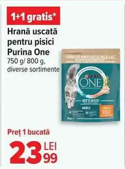 Carrefour Hrană uscată pentru pisici, Purina One Ofertă