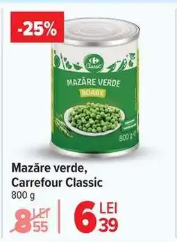 Carrefour Mazăre verde Carrefour Classic Ofertă