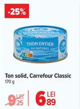 Carrefour Ton solid Carrefour Classic Ofertă