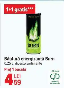 Carrefour Băutură energizantă Burn Ofertă