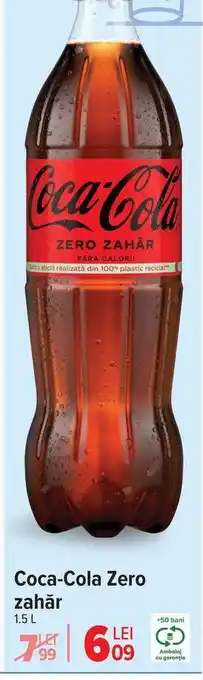 Carrefour Coca-Cola Zero zahăr Ofertă