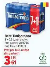 Carrefour Bere Timisoreana Ofertă