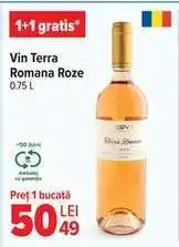 Carrefour Vin Terra Romana Roze Ofertă